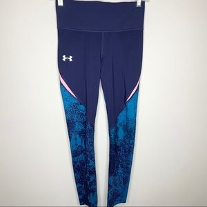 Under Armour Blue Run True Running Leggings XS